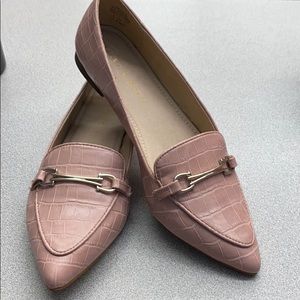 Faux Crocodile Flats